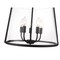 Z-Lite Archis Pendant, 5-Light, 18 In.W x 21 In.H, Matte Black/Clear 3041P18-MB - alternate 6